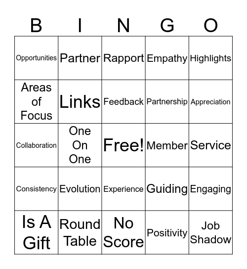 Evolution Bingo! Bingo Card