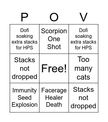 Shannox & Domo Bingo! Bingo Card