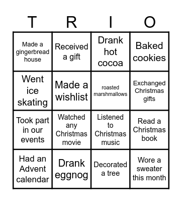 Christmas Bingo Festival ! Bingo Card