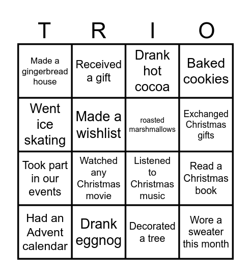 Christmas Bingo Festival ! Bingo Card