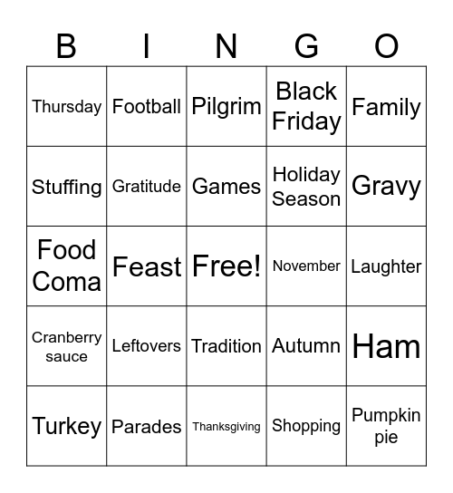 Squad Fun!! Bingo Card