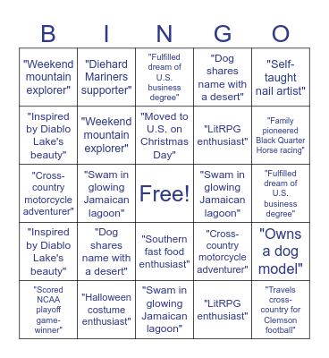 OEM Q4 BINGO! Bingo Card