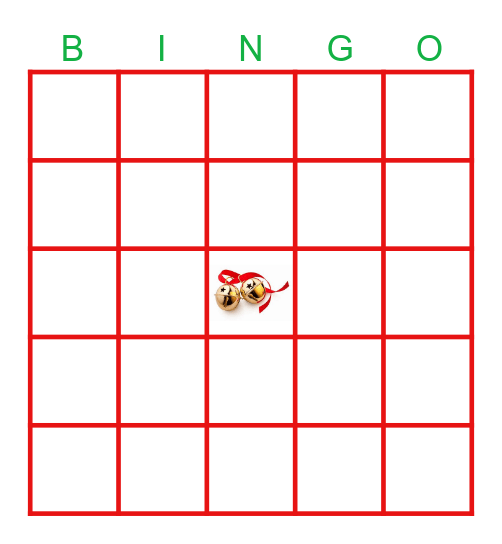 Jay's Jingle Bell Bingo Card