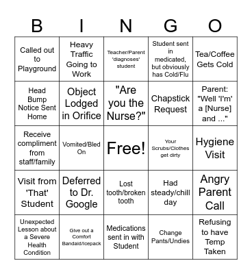 Primary HR Bingo Card