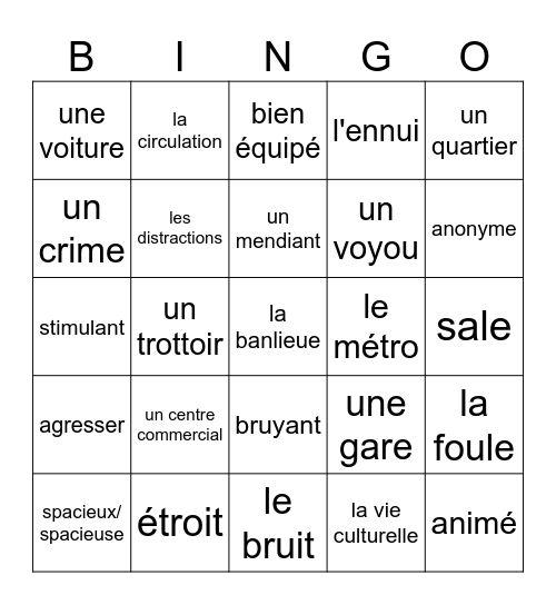 Reseau Chapitre 3 Bingo Card