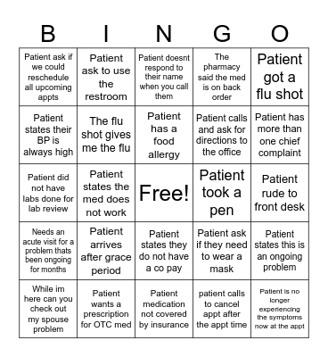Baptist BINGO!! Bingo Card
