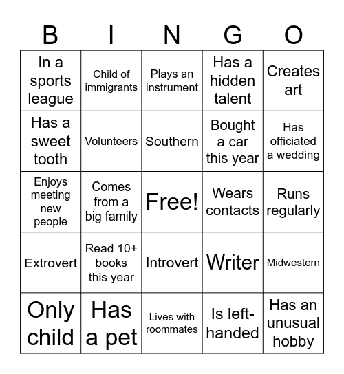 Wait, I did that... Bingo Card