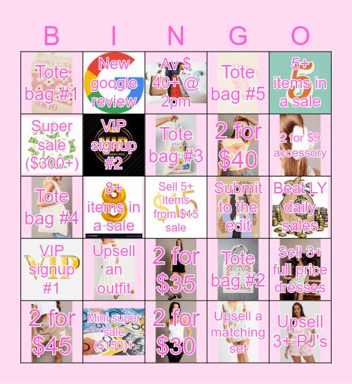 VIC 3 BINGO Card