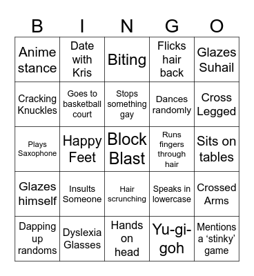 Jayden Doyle Bingo Card