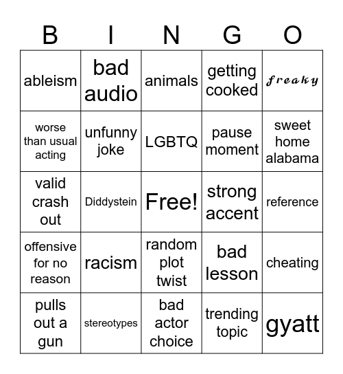 Tomorrow's Teachings bingo Card