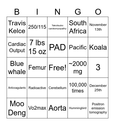 Proctor Meeting Bingo Card