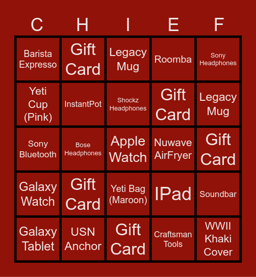 House of Bingo Card