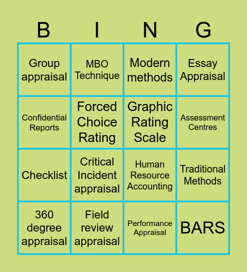 JOB ANALYSIS BING! Bingo Card