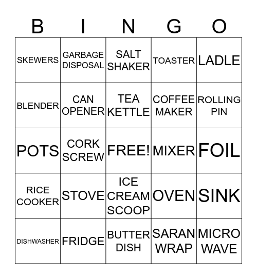 HILLBILLY BINGO Card
