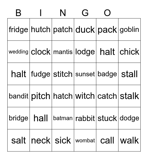 Term 4 Review Bingo Card