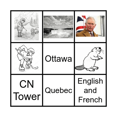 Canada Bingo Card