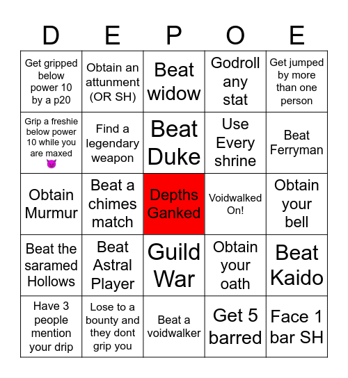 Deep woke Bingo Card