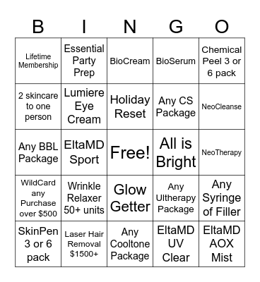 Plano Powerhaus Bingo Card