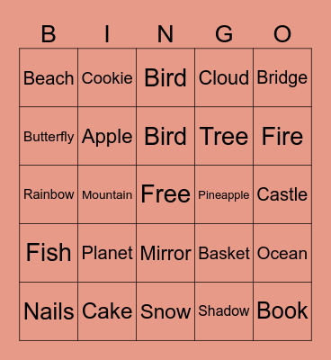 BRISTIK Bingo Card