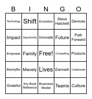 Town Hall | NOVEMBER Bingo Card