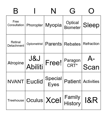 TREEHOUSE EYES BINGO Card