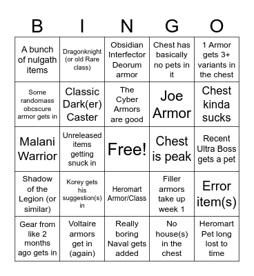 Black Friday bingo Card