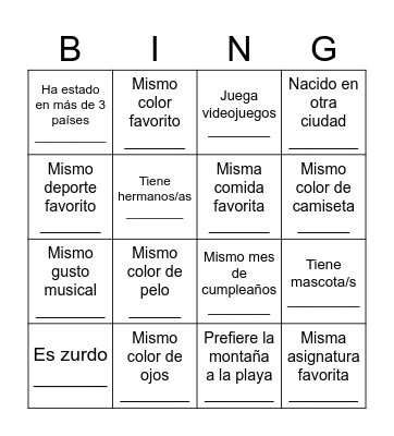 Brownsea x Aitana Bingo Card