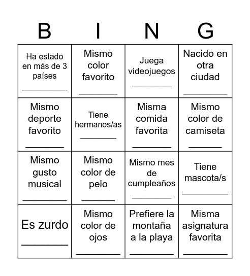 Brownsea x Aitana Bingo Card