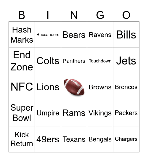 SPORTS Bingo Card