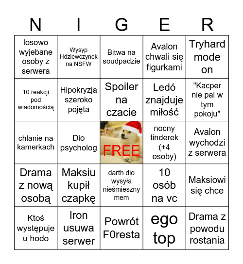 MFI Bingov2 Bingo Card