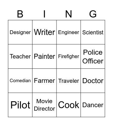 Pass the Ball Bingo Card