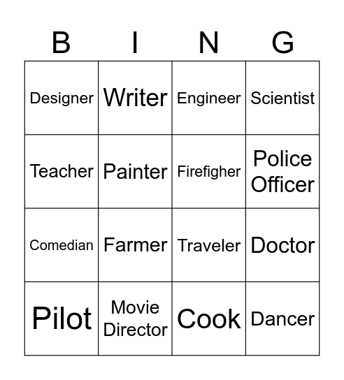 Pass the Ball Bingo Card