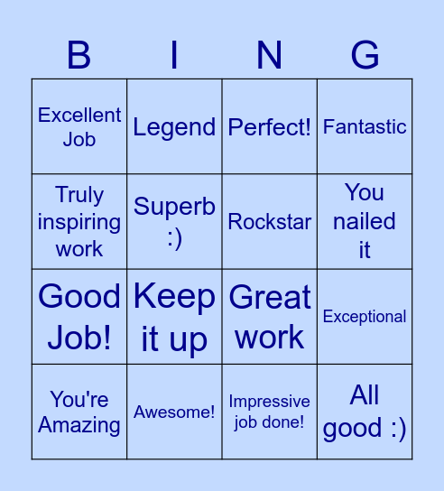 Michael NW Bingo Card