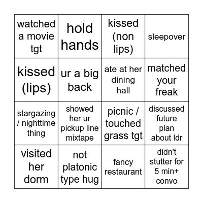 vinny in dc Bingo Card