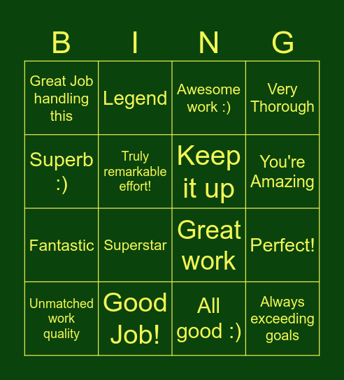 Ano na, BINGO na! - Joseph Bingo Card