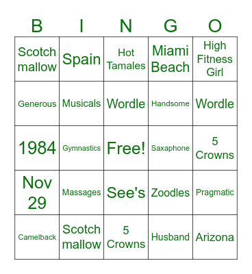D R.  D A N Bingo Card