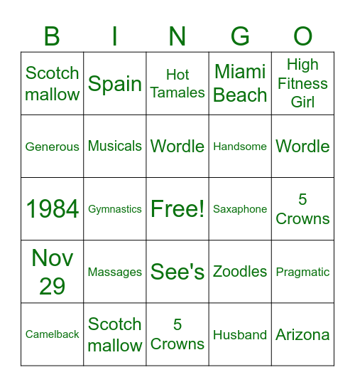 D R.  D A N Bingo Card