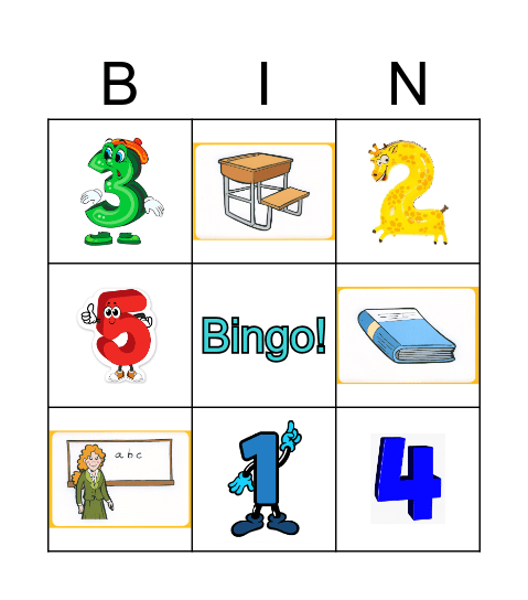 Unit 3-4 Bingo Card