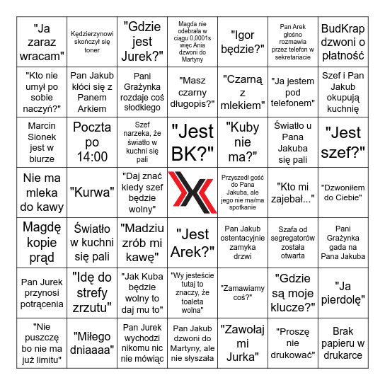 MAXBUD BINGO Card