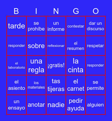 LOTERIA Bingo Card