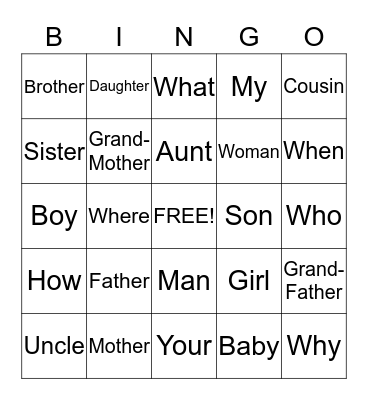 Apollo Sign Language Club Bingo Card
