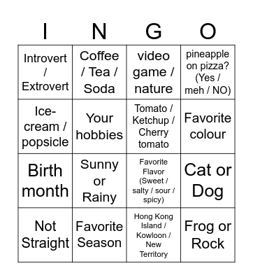 🦈🦈 Bingo with Me 🐈‍⬛🐈‍⬛ Bingo Card