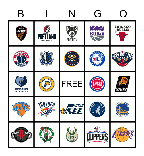NBA Bingo Card
