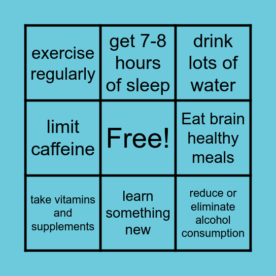 #16 Bingo Card