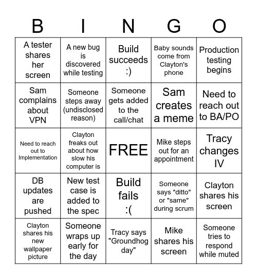 Banzai - Bonsai Bingo! Bingo Card