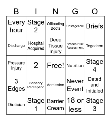 HAPI Bingo Card