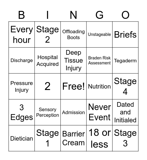 HAPI Bingo Card