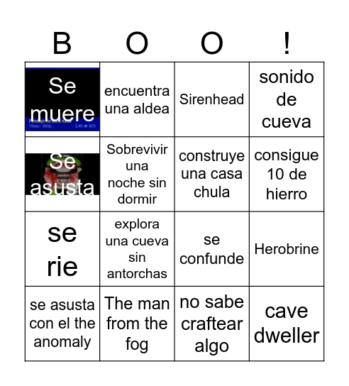 Bingo Aarón Bingo Card