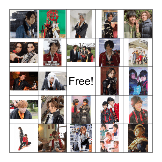 SUPER SENTAI Bingo Card