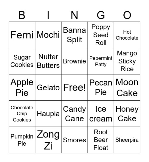 Discreet Skill Bingo Card